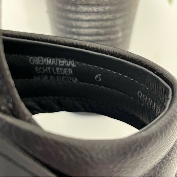 PAUL GREEN Leslie Platform Sandal In Black Leather Size 8.5 NEW - Picture 11 of 14